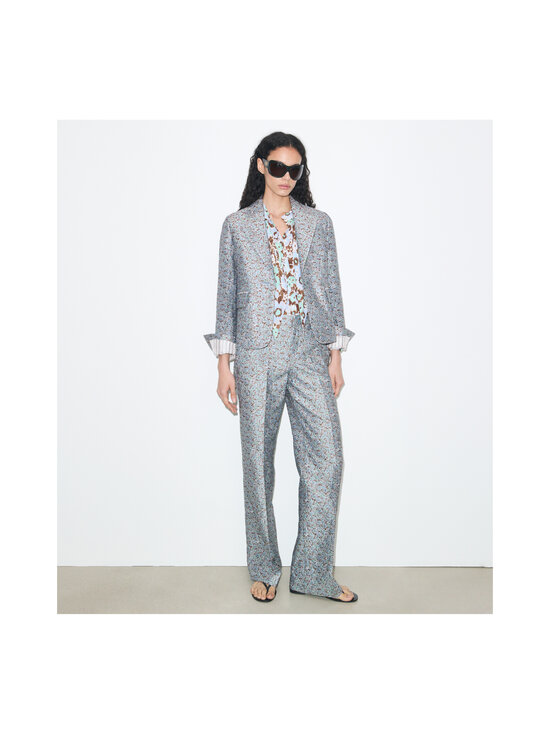 Tory Burch - Jacquard-housut - 403 BLUE FLORAL | Stockmann - photo 3