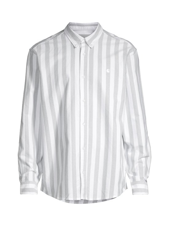 Carhartt WIP - Dillion Oxford Loose Fit -kauluspaita - 2SNXX DILLION STRIPE PARK / WHITE - photo 1 Carhartt WIP - Dillion Oxford Loose Fit -kauluspaita - 2SNXX DILLION STRIPE PARK / WHITE | Stockmann - photo 1