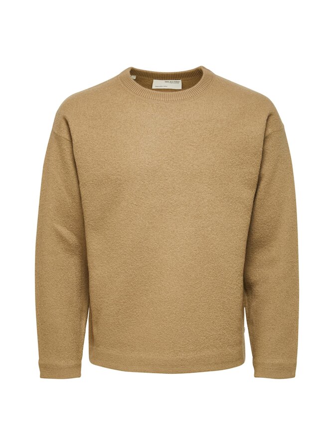 Wool knit sweater