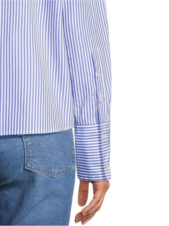 Rue de Tokyo - Sylina Cotton Stribe -pusero - BLUE WHITE STRIPE - photo 4 Rue de Tokyo - Sylina Cotton Stribe -pusero - BLUE WHITE STRIPE | Stockmann - photo 4