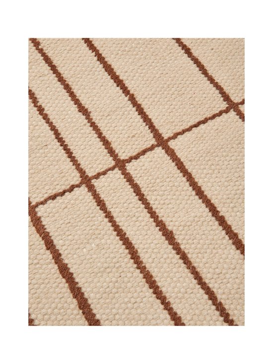Ferm Living - Sen Runner -käytävämatto 80 x 200 cm - PARCHMENT/CHESTNUT | Stockmann - photo 2