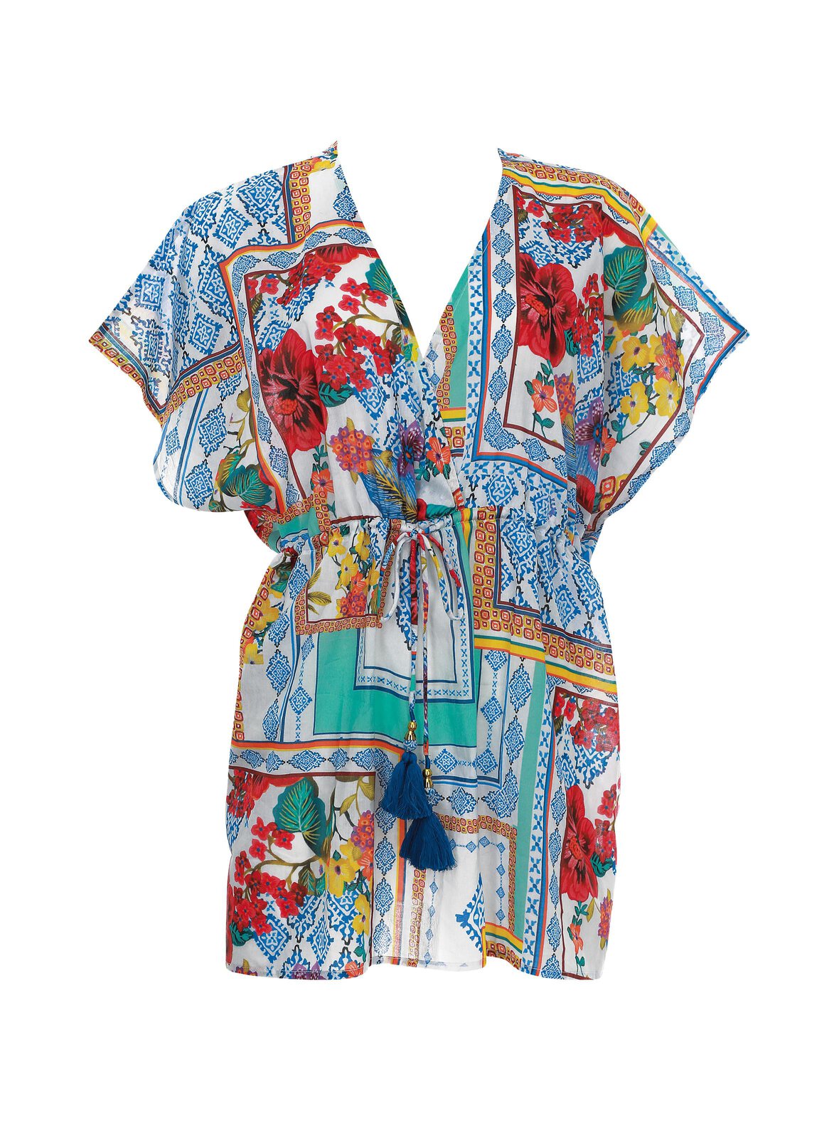 Poncho Santorini -rantatunika