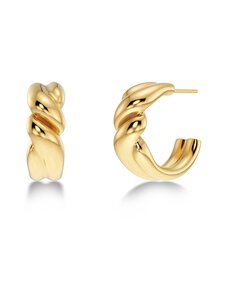Edblad - Twist L -korvakorut - GOLD | Stockmann