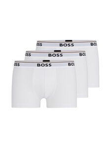 BOSS - Power Trunk - bokserit 3-pack - 100 WHITE | Stockmann