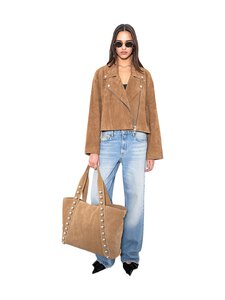 Stand Studio - Kaia -mokkanahkatakki - 10510 DARK SAND | Stockmann