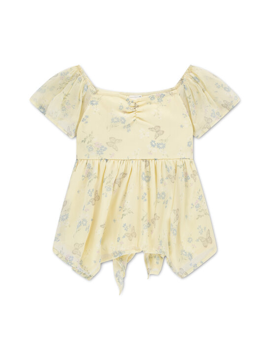 Abercrombie & Fitch - Babydoll-paita - YAJ-YELLOW BUTTERFLY FLORAL | Stockmann - photo 1