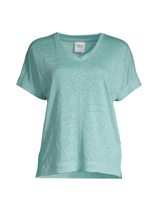 NOOM - Anette V-neck lina T-krekls - DK.MINT - photo 1 NOOM - Anette V-neck lina T-krekls - DK.MINT | Stockmann - photo 1
