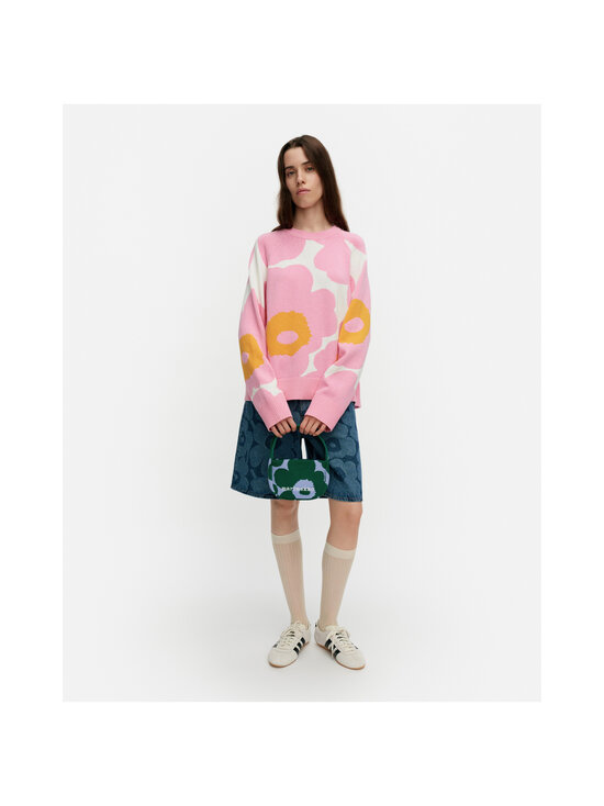 Marimekko - Loitsu Unikko -neule - 321 LIGHT PINK ORANGE WHITE | Stockmann - photo 3