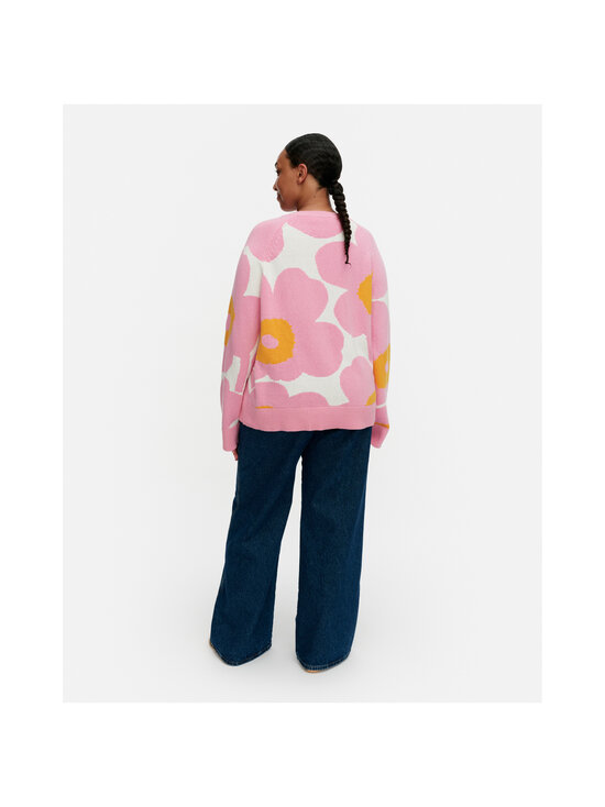 Marimekko - Loitsu Unikko -neule - 321 LIGHT PINK ORANGE WHITE | Stockmann - photo 4