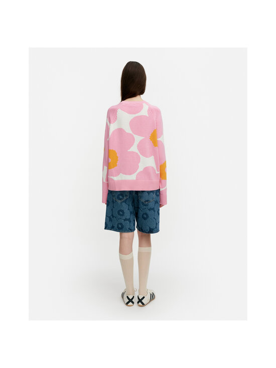 Marimekko - Loitsu Unikko -neule - 321 LIGHT PINK ORANGE WHITE | Stockmann - photo 5