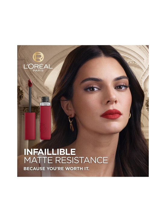 L'Oréal Paris - Infaillible Matte Resistance Lipstick -huulipuna - 420 LE ROUGE PARIS - photo 8 L'Oréal Paris - Infaillible Matte Resistance Lipstick -huulipuna - 420 LE ROUGE PARIS | Stockmann - photo 8