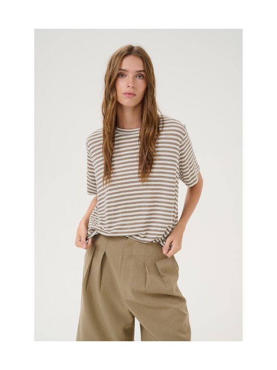 MY ESSENTIAL WARDROBE - LisaMW Striped t-paita - 107480 MAJOR BROWN STRIPED - photo 5 MY ESSENTIAL WARDROBE - LisaMW Striped t-paita - 107480 MAJOR BROWN STRIPED | Stockmann - photo 5
