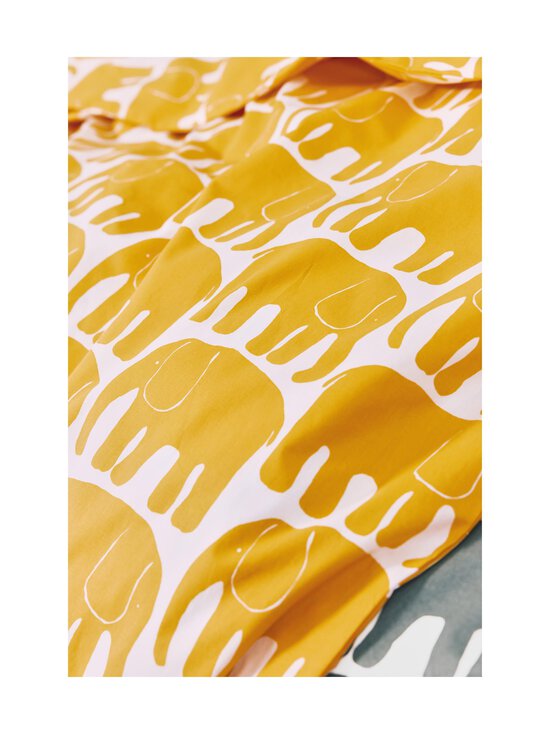 Finlayson - Elefantti-pussilakanasetti 150 x 210 cm + 50 x 60 cm - DARK YELLOW - photo 4 Finlayson - Elefantti-pussilakanasetti 150 x 210 cm + 50 x 60 cm - DARK YELLOW | Stockmann - photo 4