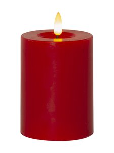 Star Trading - Flamme Flow LED svece 7,5 x 7,5 x 12,5 cm - PUNAINEN Star Trading - Flamme Flow LED svece 7,5 x 7,5 x 12,5 cm - PUNAINEN | Stockmann