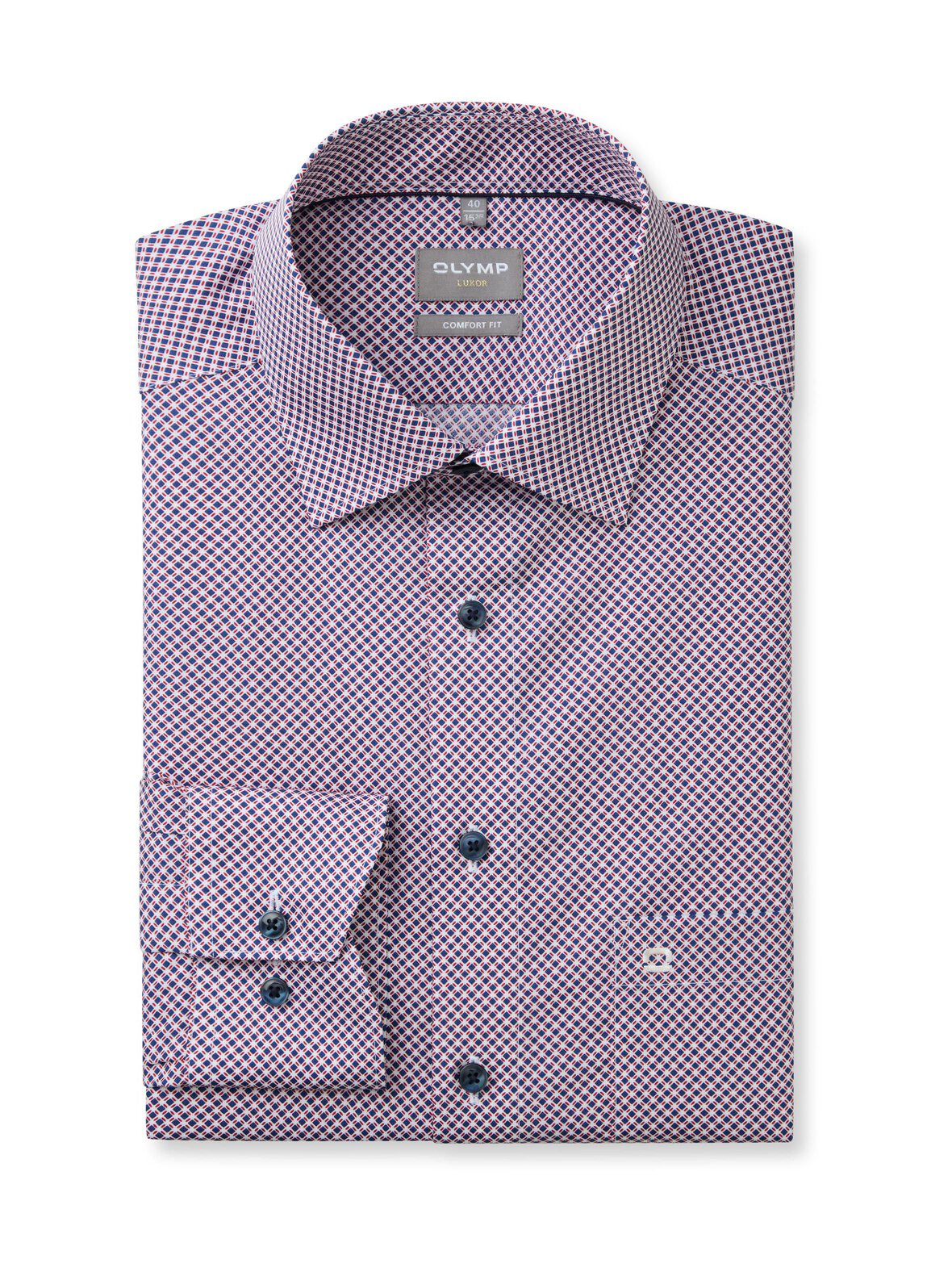 Comfort Fit Print -kauluspaita