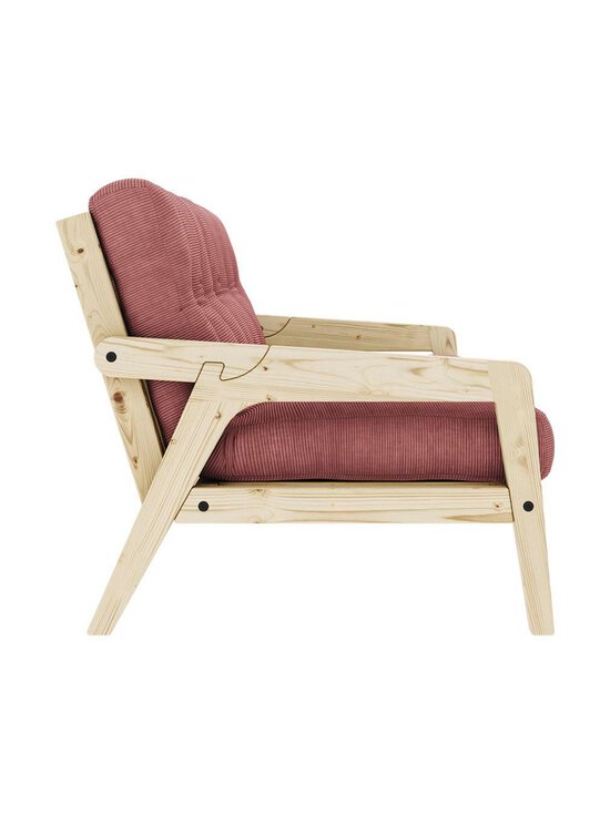 Karup - Grab-futonsohva Corduroy-kangas sorbet pink/mänty L 200 cm - BEIGE | Stockmann - photo 2