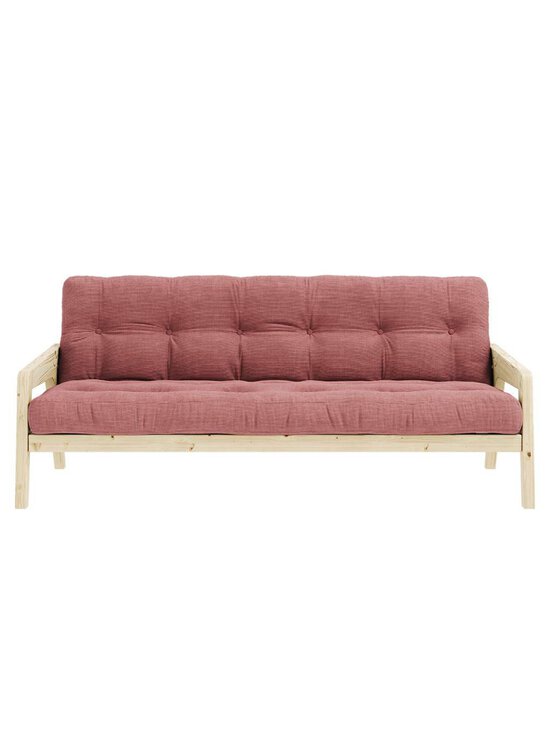 Karup - Grab-futonsohva Corduroy-kangas sorbet pink/mänty L 200 cm - BEIGE | Stockmann - photo 3