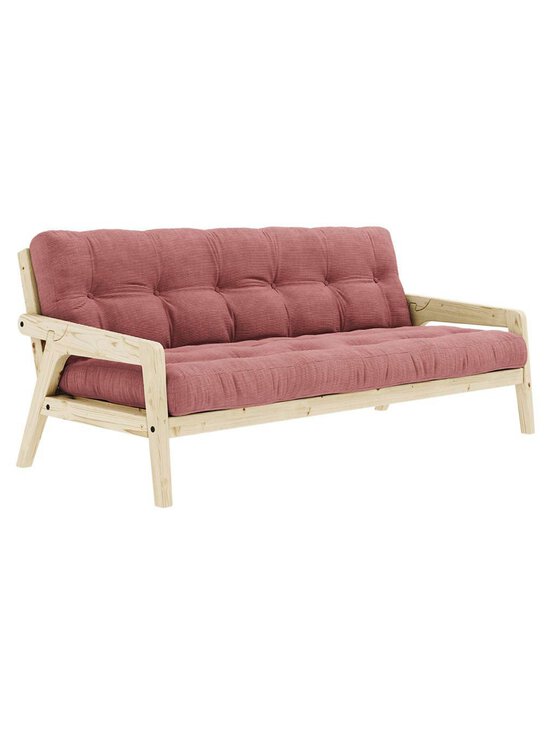 Karup - Grab-futonsohva Corduroy-kangas sorbet pink/mänty L 200 cm - BEIGE | Stockmann - photo 1