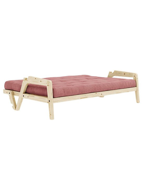 Karup - Grab-futonsohva Corduroy-kangas sorbet pink/mänty L 200 cm - BEIGE | Stockmann - photo 4