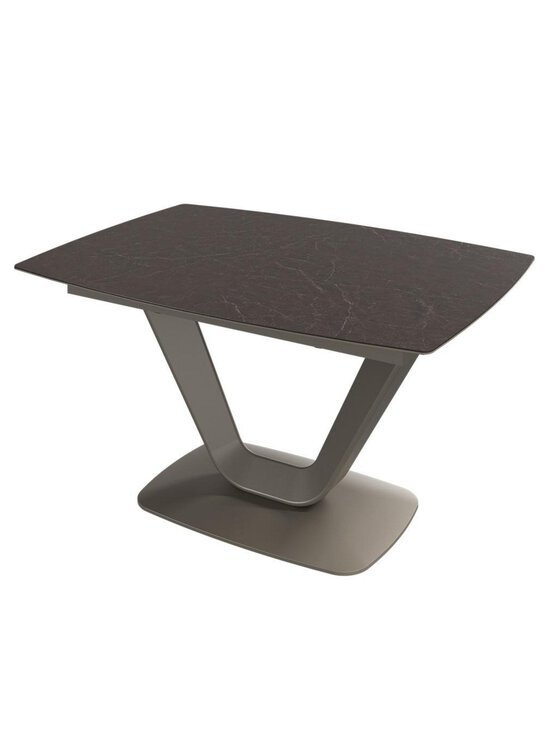 BoConcept - Alicante -jatkettava ruokapöytä lämmin harmaa keramiikka / lämmin harmaa 99 x 140/190 cm - GREY | Stockmann - photo 2