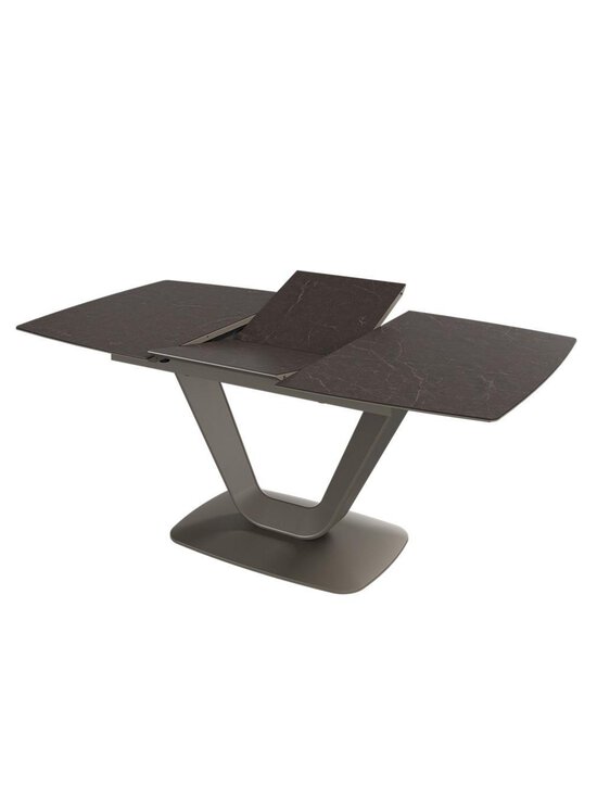 BoConcept - Alicante -jatkettava ruokapöytä lämmin harmaa keramiikka / lämmin harmaa 99 x 140/190 cm - GREY | Stockmann - photo 4