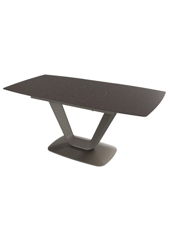 BoConcept - Alicante -jatkettava ruokapöytä lämmin harmaa keramiikka / lämmin harmaa 99 x 140/190 cm - GREY | Stockmann - photo 5