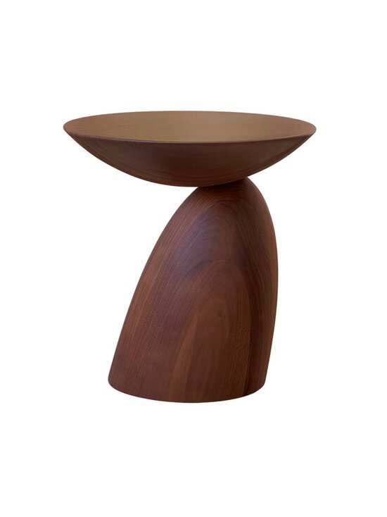 Eero Aarnio - Wooden Parabel -pöytä pähkinänruskea ⌀ 43 cm - BROWN | Stockmann - photo 1