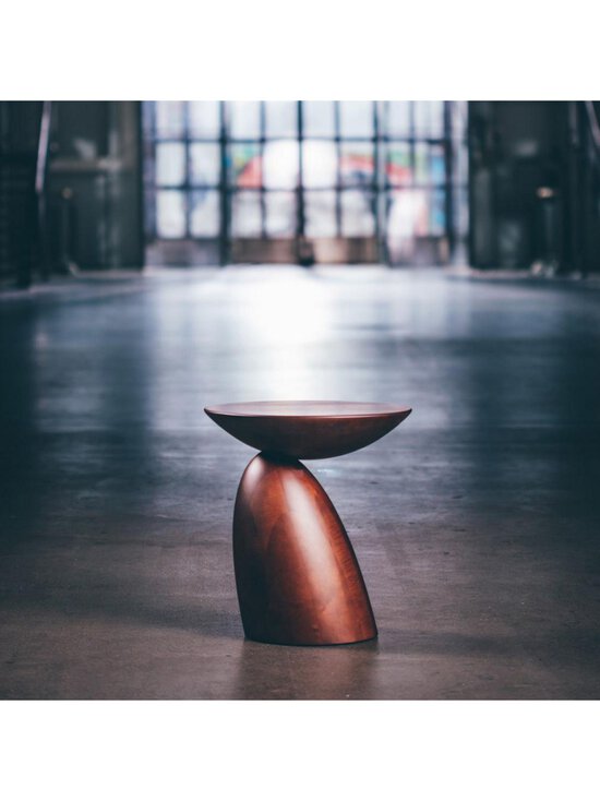 Eero Aarnio - Wooden Parabel -pöytä pähkinänruskea ⌀ 43 cm - BROWN | Stockmann - photo 2