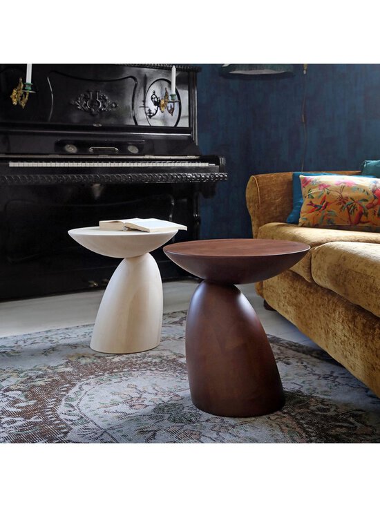 Eero Aarnio - Wooden Parabel -pöytä pähkinänruskea ⌀ 43 cm - BROWN | Stockmann - photo 6