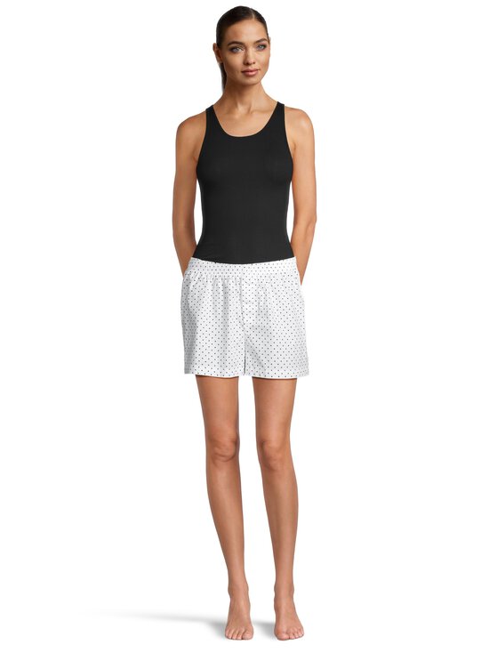 SKIMS - Cotton Poplin Sleep Tank And Boxer Set pidžamas tops un šorti - ONYX DOT | Stockmann - photo 4