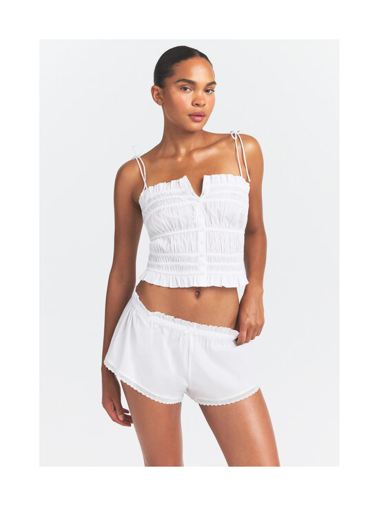 SKIMS - Poplin Apparel Ruffle Cami -toppi - SNOW | Stockmann - photo 2