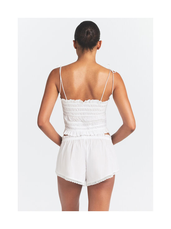 SKIMS - Poplin Apparel Ruffle Cami -toppi - SNOW | Stockmann - photo 3