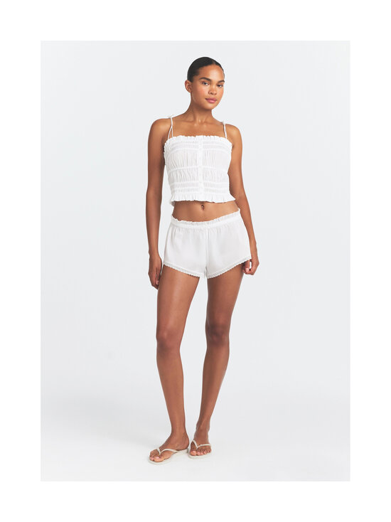 SKIMS - Poplin Apparel Ruffle Cami -toppi - SNOW | Stockmann - photo 4