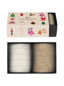 Bleuforêt - Alpaga Gift Box -sukat 2-pack - CM1 / ECRU/CAMEL | Stockmann