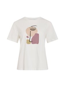 Vila - ViSybil Abstract t-paita - SNOW WHITE PRINT:BIG FACE PRINT | Stockmann