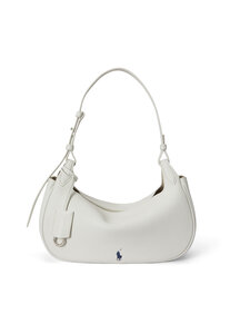 Polo Ralph Lauren - Ply Shoulder Medium -nahkalaukku - 001 PAPER | Stockmann