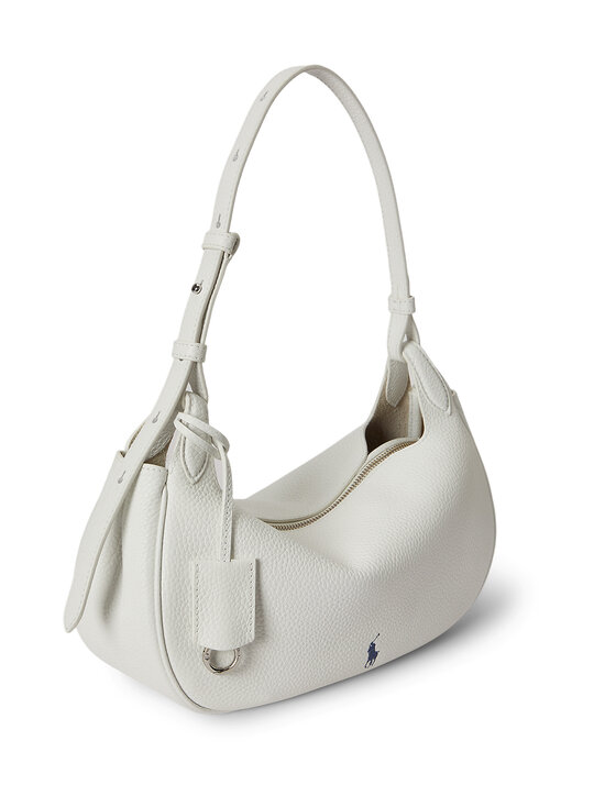 Polo Ralph Lauren - Ply Shoulder Medium -nahkalaukku - 001 PAPER | Stockmann - photo 3