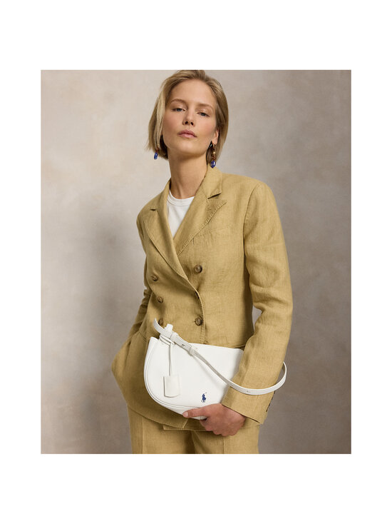 Polo Ralph Lauren - Ply Shoulder Medium -nahkalaukku - 001 PAPER | Stockmann - photo 4