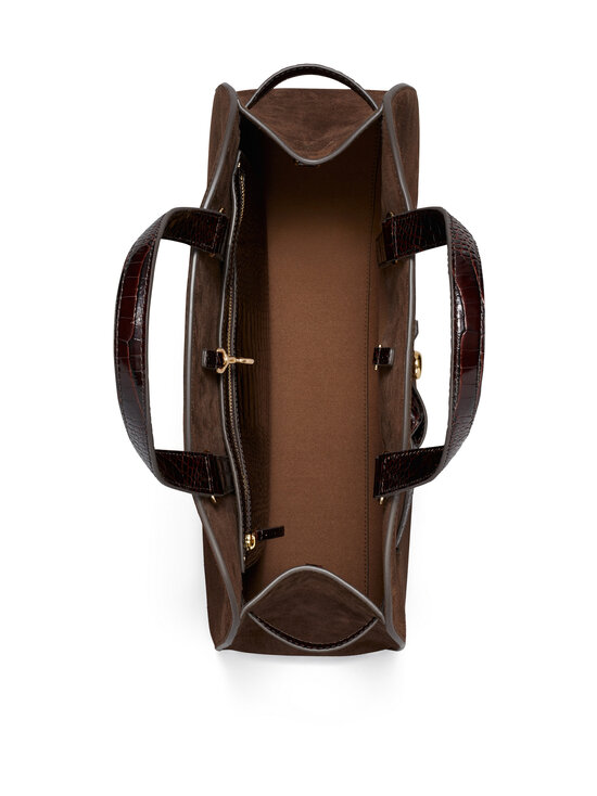 Tory Burch - Kott  Romy Suede Bauletto - 201 DARK COCOA | Stockmann - photo 4