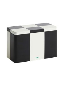HAY - Tin Container Medium uzglabāšanas kaste - BLACK AND OFF-WHITE HAY - Tin Container Medium uzglabāšanas kaste - BLACK AND OFF-WHITE | Stockmann