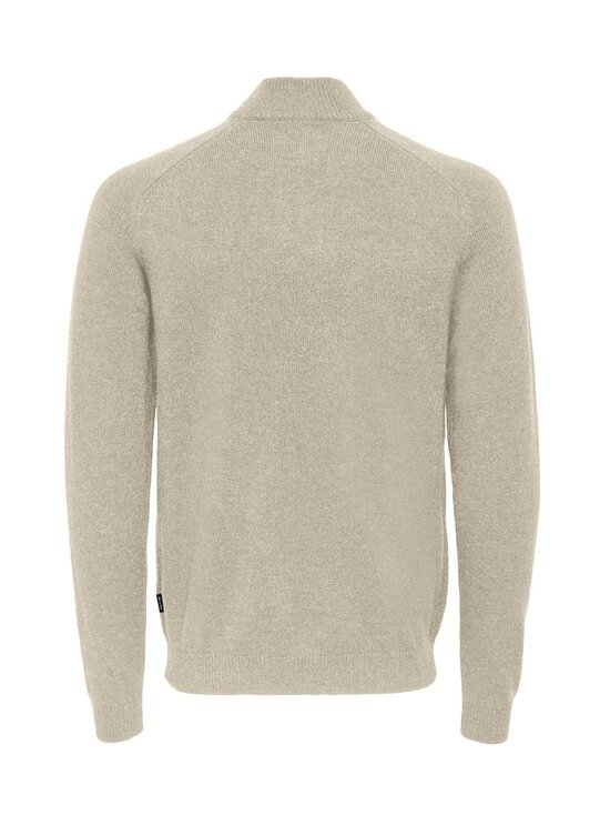 Only & Sons - OnsEdward Half Zip -neule - OATMEAL - photo 2 Only & Sons - OnsEdward Half Zip -neule - OATMEAL | Stockmann - photo 2