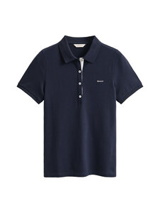 GANT - Poolosärk Slim Contrast Color - 433 EVENING BLUE | Stockmann