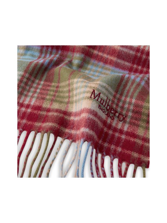 Mulberry - Heritage Check -merinohuivi - Q735 MOSS-SKY BLUE | Stockmann - photo 4
