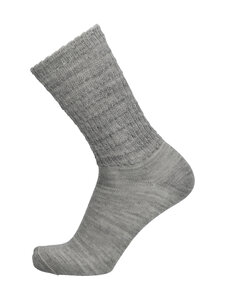 Sukkamestarit - Uska merino vilnas zeķes - LIGHT GREY MELANGE | Stockmann