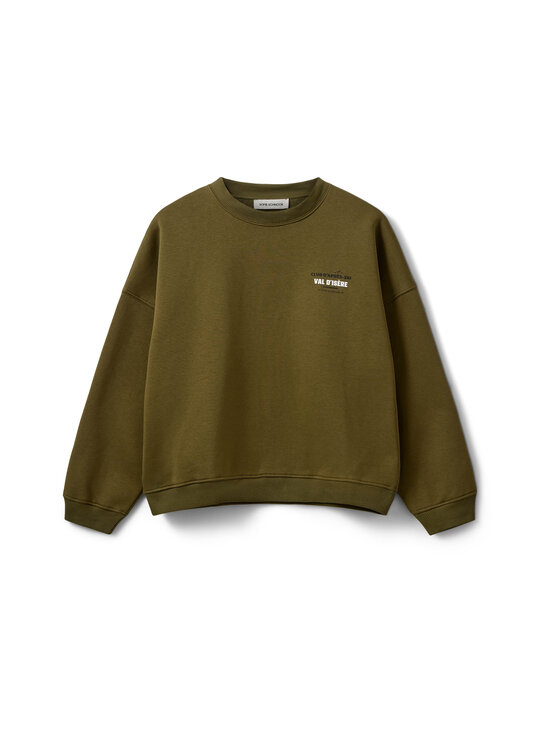 Sofie Schnoor - ParosSW Oversize -collegepaita - 3030 OLIVE GREEN | Stockmann - photo 1
