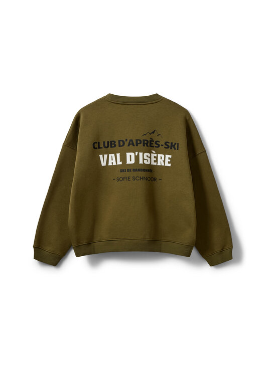 Sofie Schnoor - ParosSW Oversize -collegepaita - 3030 OLIVE GREEN | Stockmann - photo 2