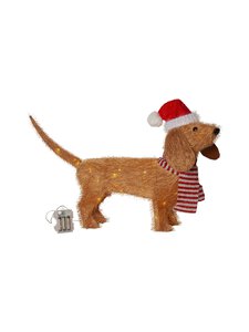 Star Trading - Jõulukaunistus Tecidy Dog LED-valgusega 70 x 22 x 42 cm - RUSKEA | Stockmann