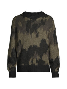 J.Lindeberg - Nate Graphic Jacquard Knit -neule - M354 FOREST GREEN | Stockmann