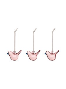 Iittala - Miniklaasist linnud Glass Birds Rose, 3 tk - ROSE | Stockmann