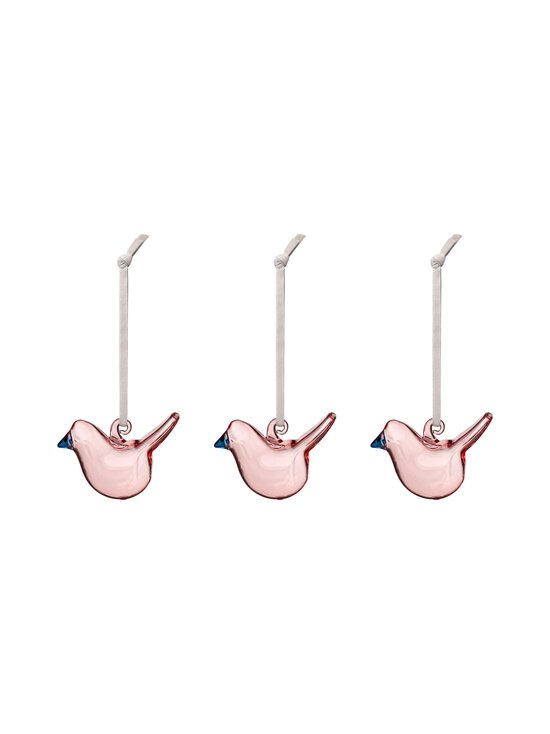 Iittala - Miniklaasist linnud Glass Birds Rose, 3 tk - ROSE | Stockmann - photo 1